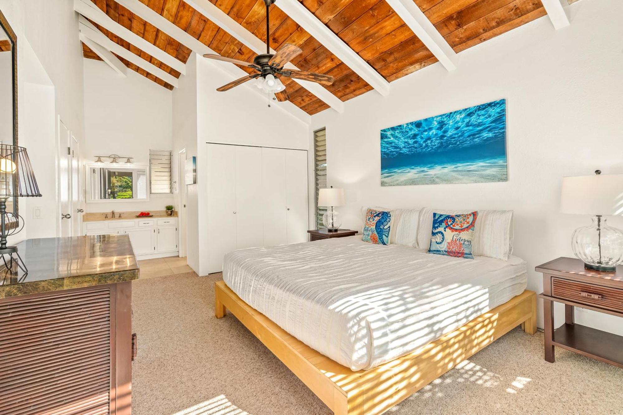 Beautiful Airy 1 Bedroom With Loft Golf Course View Pool Hot Tub 209a Princeville